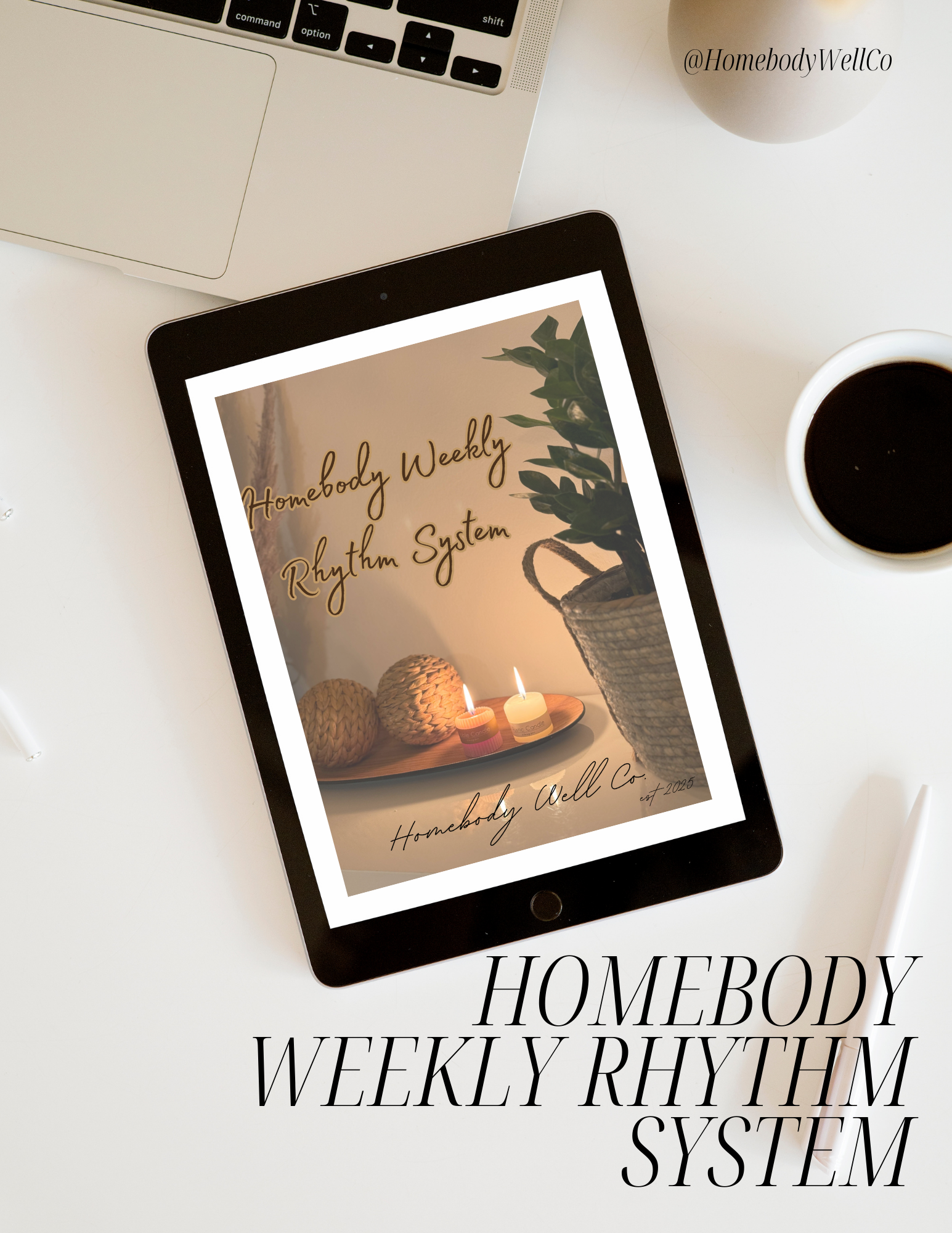 ✨ The Homebody Weekly Rhythm System (Google Sheets + PDF)