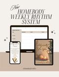 ✨ The Homebody Weekly Rhythm System (Google Sheets + PDF)